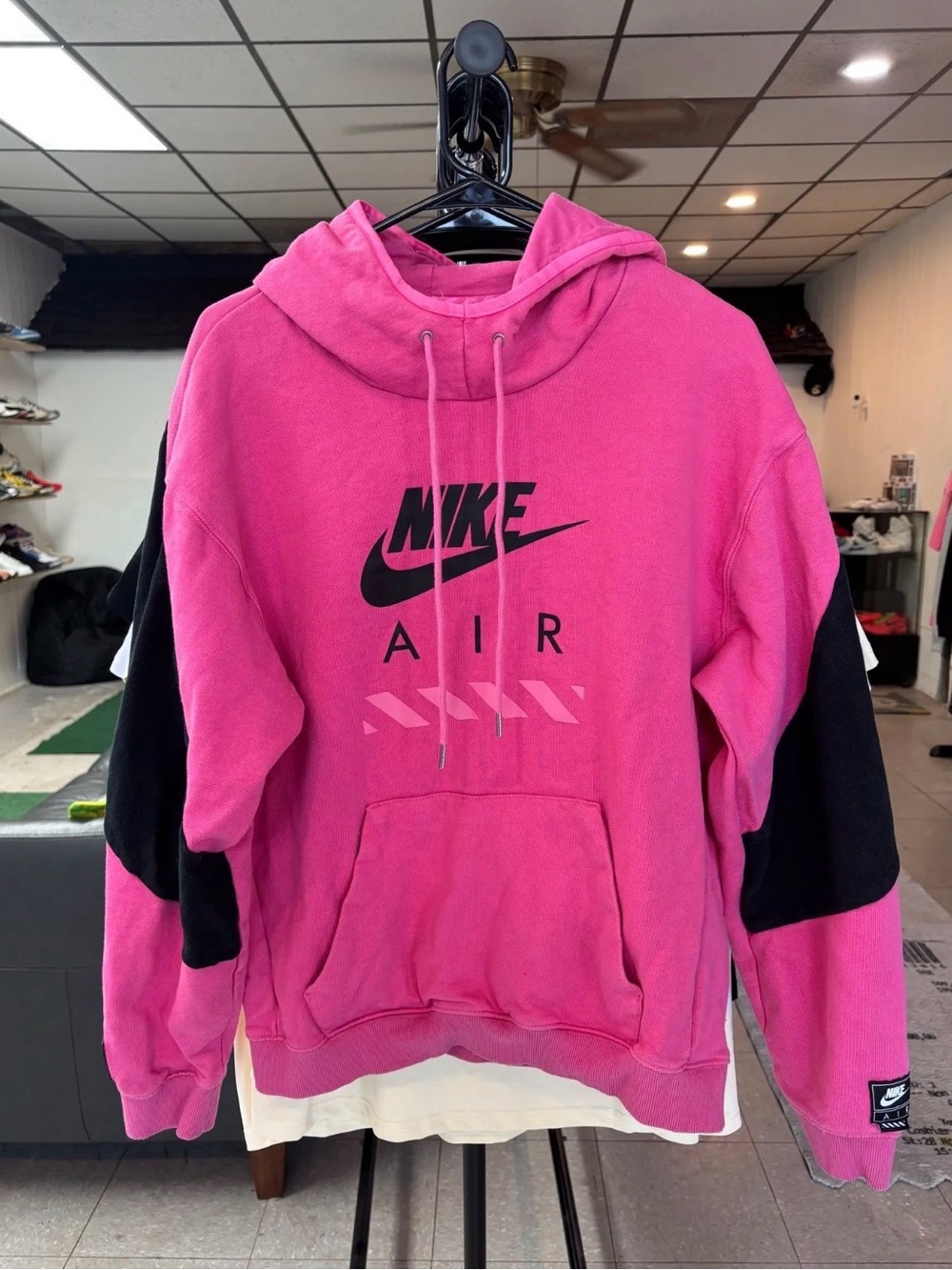 NIKE AIR FLEECE PULLOVER HOODIE SIZE SMALL